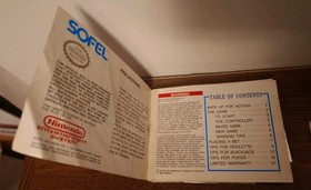 Casino Kid II 2 Instruction Manual Booklet Only NES Nintendo Sofel 1993 RARE 