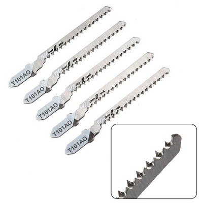 5 Teile verschiedene Schwanz Puzzle Klingen Set Metall Kunststoff Holz Jig Säge Messer D
