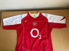Arsenal Jersey Shirt Home 'Reyes' Short Sleeve Nike 2004/05 Size Large