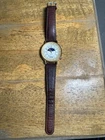Vintage Timex 364 Cell Moon & Sun Phase Perpetual Calendar Gold Tone Quartz 36mm