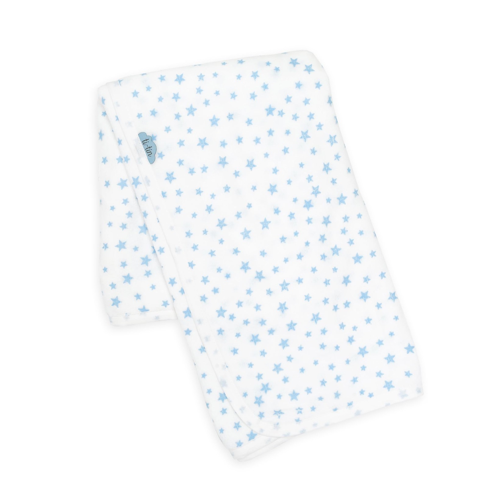Couverture bébé imprimée 75x110 cm en coraline de polyester pour lit et poussette