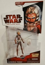STAR WARS THE CLONE WARS CW23 AHSOKA TANO with HELMET 3.75 ACTION FIGURE