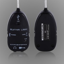 &mdash;Guitar To USB Interface Cable Link Audio For PC Recording Adapter
