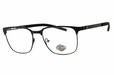 HARLEY DAVIDSON HD50018-002-53 Eyeglasses Frame Size 53mm 17mm 145mm BLACK Men