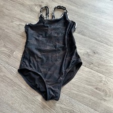Athleta Girl Camo Tie Dye One Piece Swimsuit Kids Size M 8 10