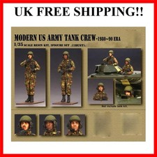 1/35 Modern US Army Tank Crew, Resin Model figure soldier, Military themes, U...