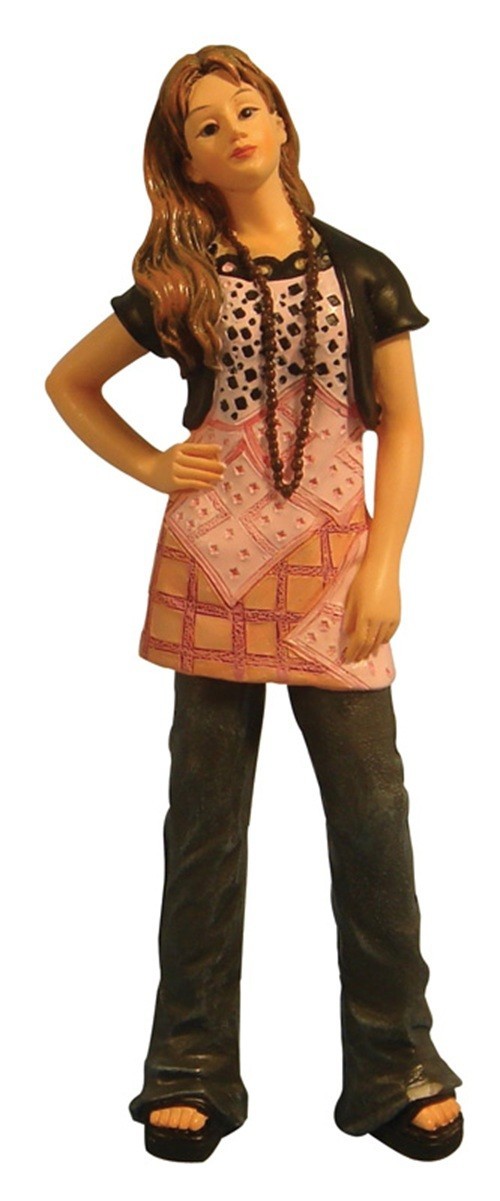Dolls House Miniature 1/12th Scale Resin Teenage Girl Doll DP326