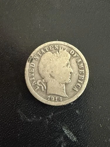 1914 S Barber Liberty Head Dime G