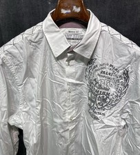 Gr.XL Camp David Herren Designerhemd Langarm Stickerei Edel Sportlich