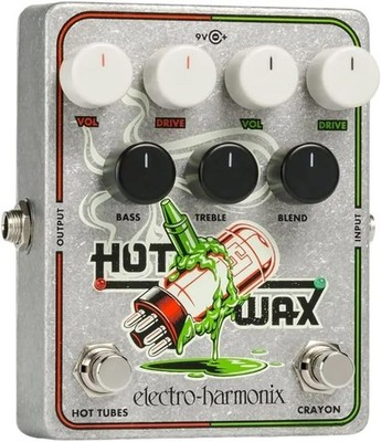 EHX Electro-Harmonix Hot Wax Dual Overdrive Effects Pedal