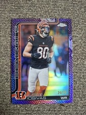 Andrei Iosivas 2025 Topps Chrome Football #101 PURPLE PIGSKIN /75 - BRNGALS