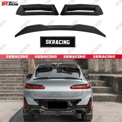 Dry Twill Carbon Fiber Rear Spoiler Wing/Roof Spoiler For BMW X4 G02 X4M F98 22+