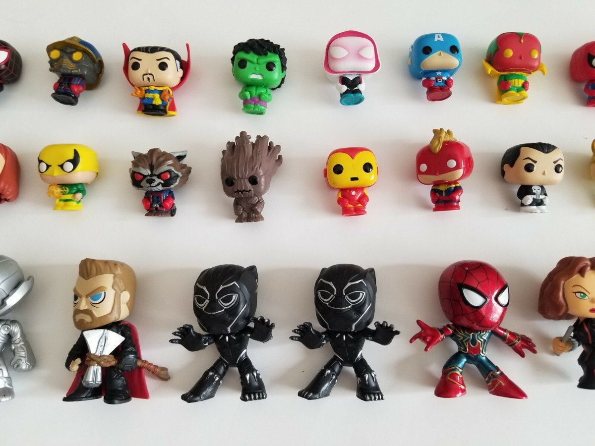 激レア　11体まとめ売り　アベンジャーズ pop funko フィギュア Funko Pop Minis 31 Figure Lot - Super Heroes Hulk Spider Man