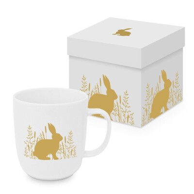 ppd, Pure Easter gold Matte Tasse, 604636 Osterhase Ostern Ostertasse