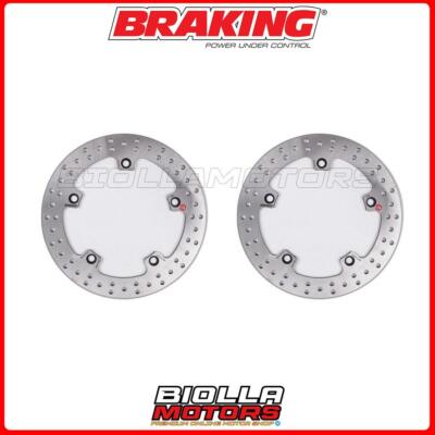 SATZ BREMSSCHEIBEN VORNE BRAKING BMW C EVOLUTION 2017 - [FEST] 2xRF8140