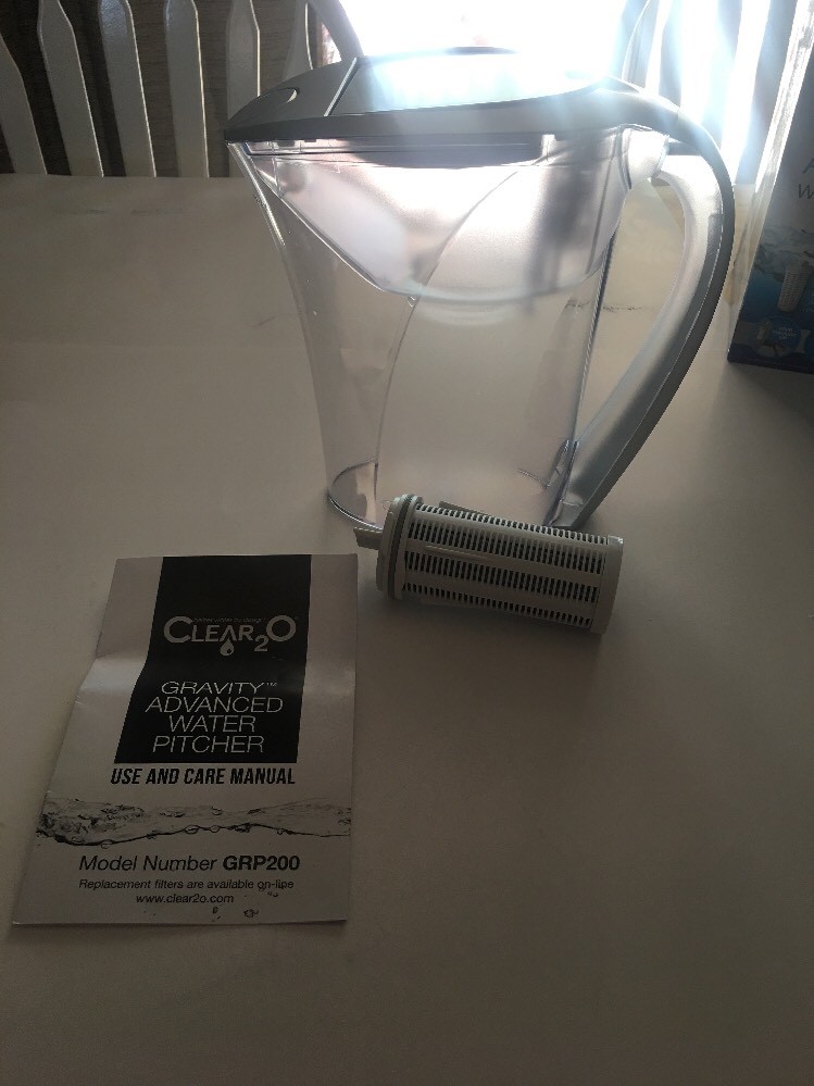 Clear2o GRP200 Advanced Gravity Water Filter Pitcher eBay