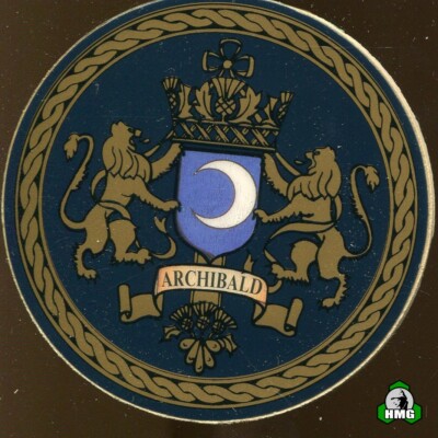 Scottish Heraldic Coaster: Archibald