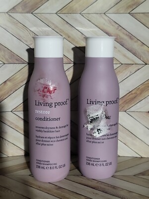 Living Proof   Restore Conditioner for Dry Damaged Hair 8oz (Qty. 2) AUTHENTIC