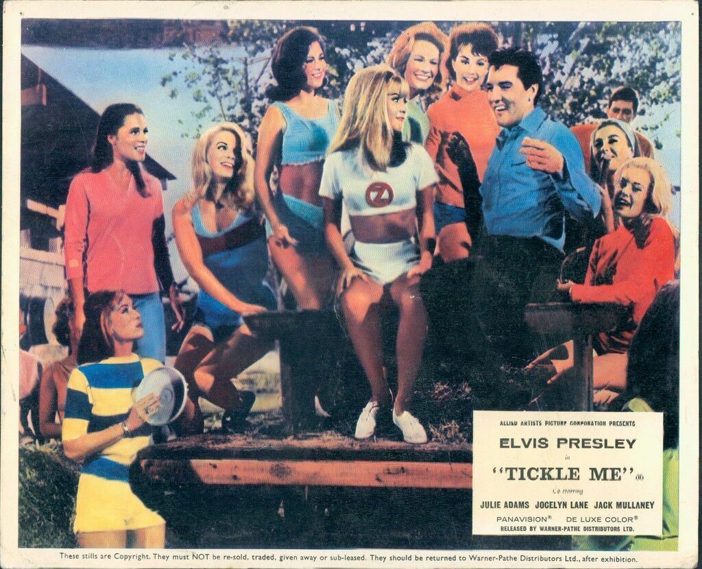 TICKLE ME ELVIS PRESLEY JOCELYN LANE CHEER LEADERS CARD | eBay