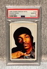 1995 Panini Smash Hits Snoop Dogg Rookie #123 PSA 10 Gem Mint RC Pop 1