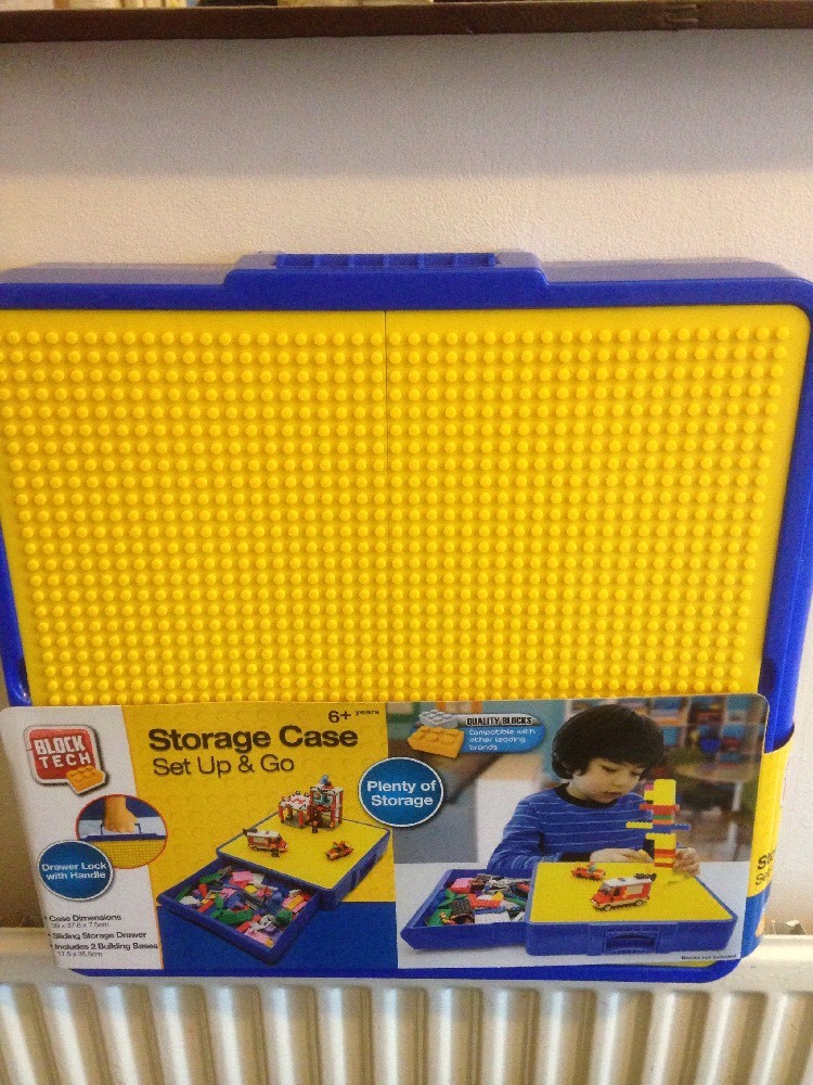 Block Tech BlockBrick Storage Travel Desk Carry Case compatable lego Quick  Post