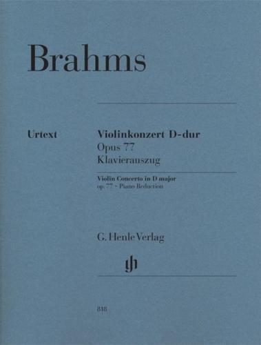 Violinkonzert D-Dur Op. 77, Brahms, Klavierauszug Portofrei Vom MusikfachhÄNdler-image