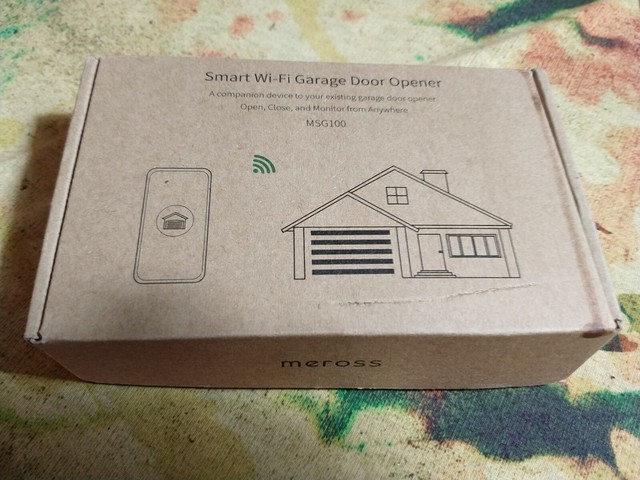 smart wifi garage door opener meross