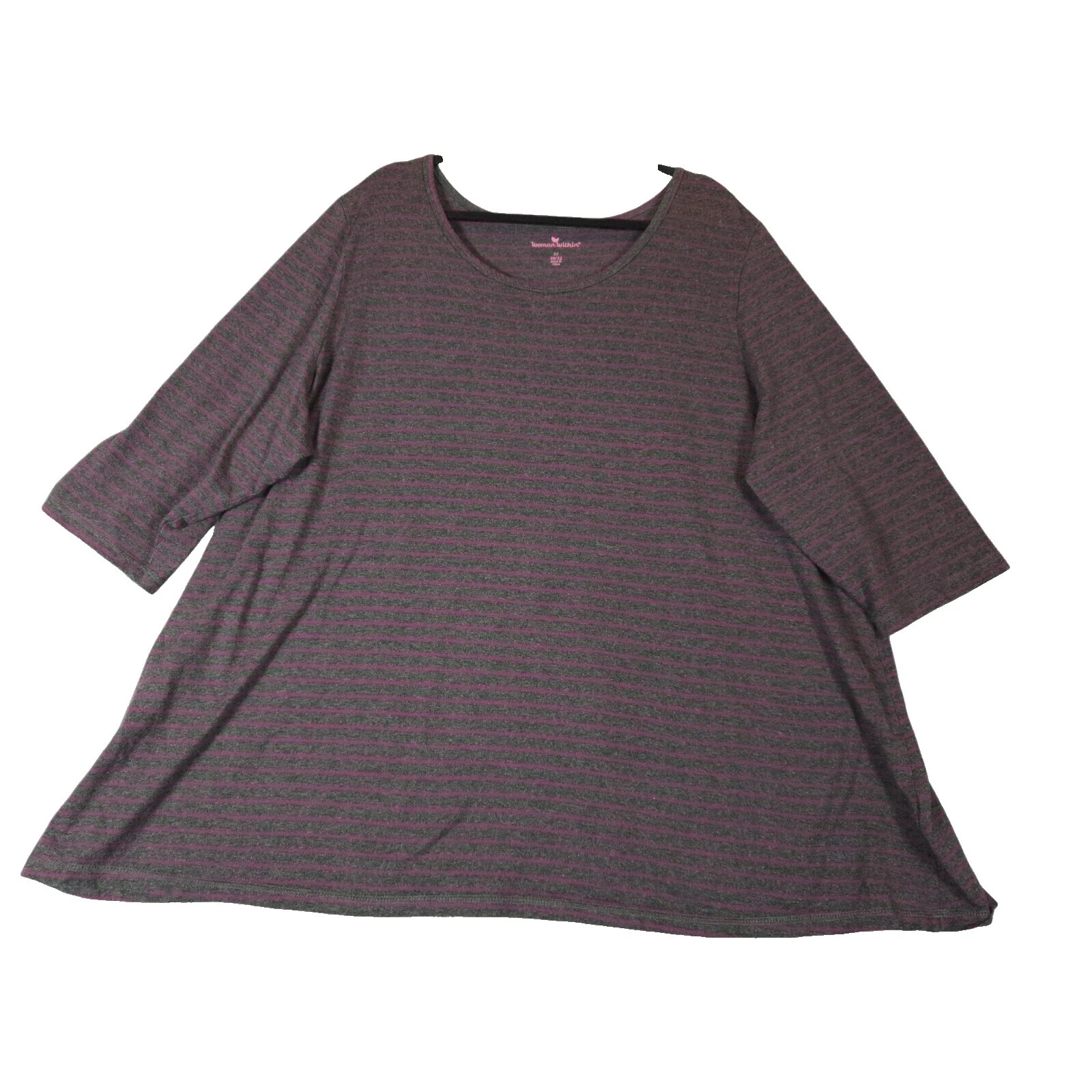 Camisetas a Rayas Negocios Woman Within para Mujeres