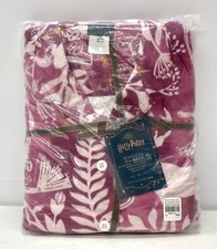 Pottery Barn TEEN Harry Potter Patronus Damask FLANNEL Pajamas SMALL Burgundy