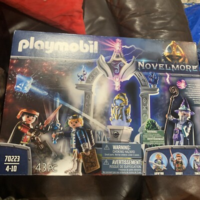 Set Playmobil Temple Du Temps Novelmore – Ref. 70223, Occasion, Thème Château Et Chantier