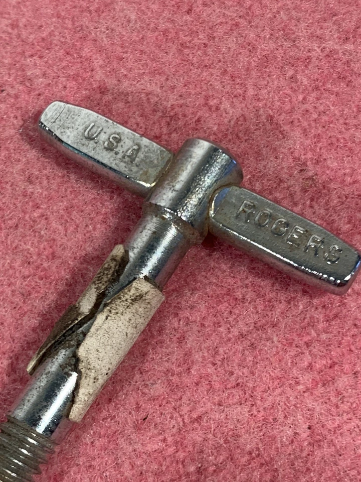 ROGERS Swivomatic Bass Drum Pedal Long BoltThumb Screw With Washer N.O.S. - Image 2 of 4