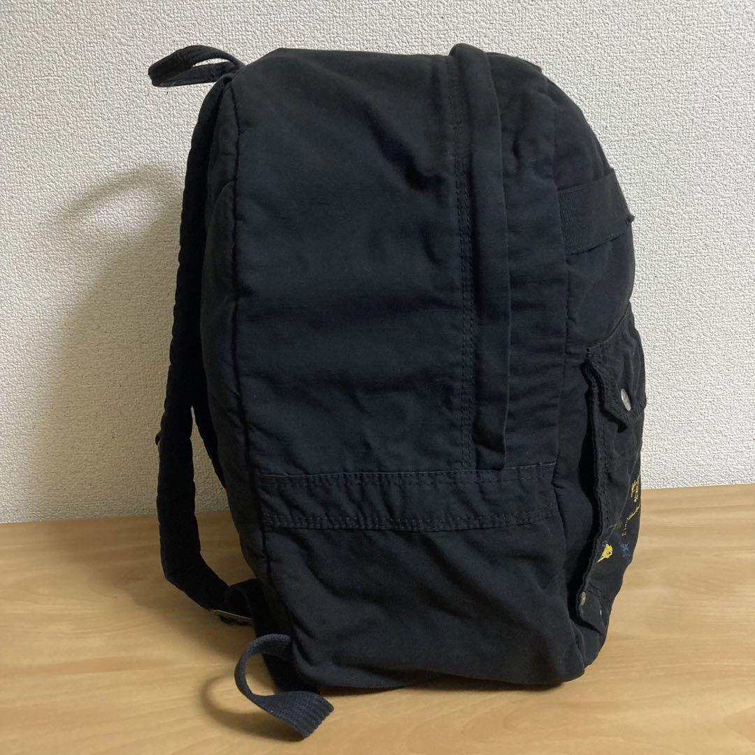 Diesel Men 00S Metal Logo Backpack Y2K Black Luxury Casual