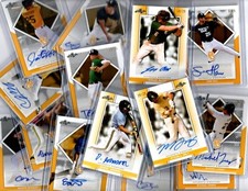 2016 - 2019 Leaf Perfect Game Showcase Yellow Autograph /25  - **YOU CHOOSE**