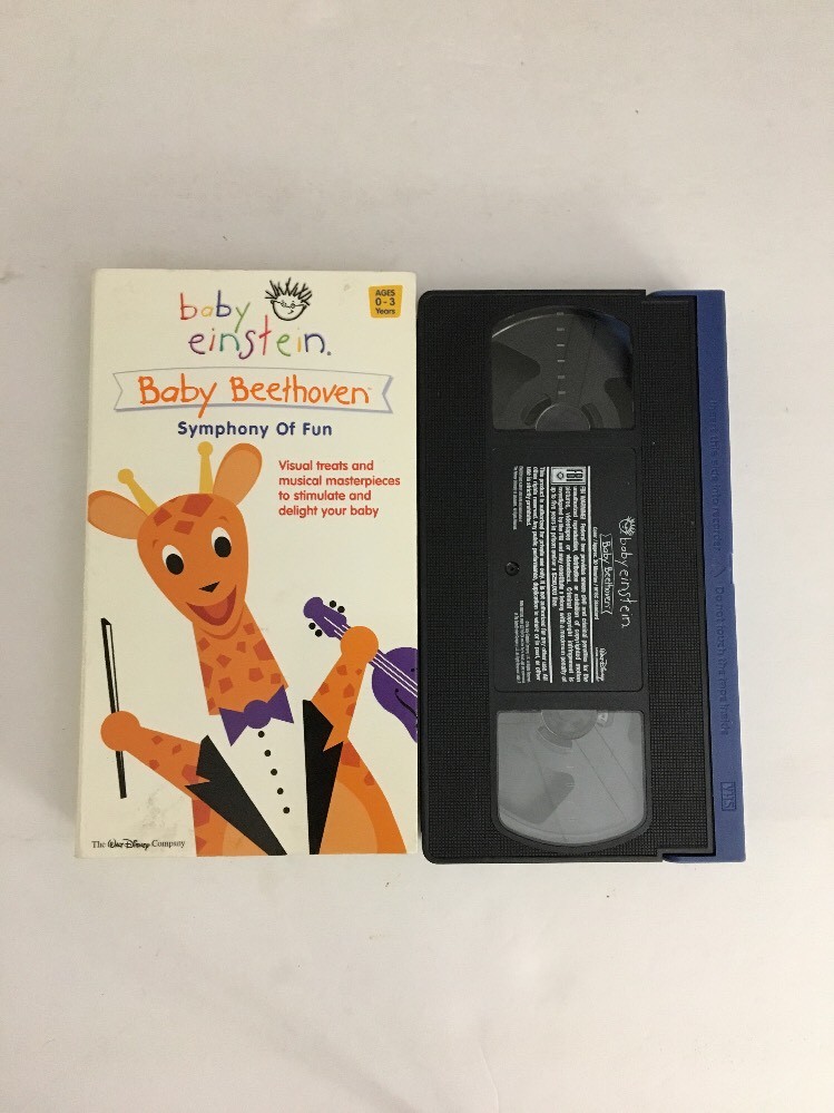 BABY EINSTEIN BABY BEETHOVEN SYMPHONY OF FUN(VHS 2002)TESTEDRARESHIPS