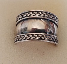 Vintage Sterling Silver Ring Size 7 1/4 - 4.52 Grams Free Ship  123 
