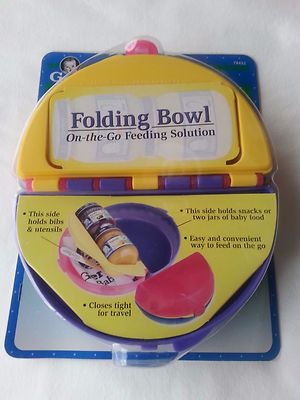 Gerber Folding Bowl On-the-Go Feeding Solution