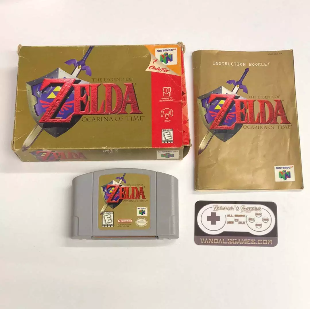 Zelda Ocarina of Time N64 CIB