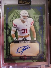 2023 Wild Card Five Card Draw Auto #5CDCL28 Derek Parish #1/3