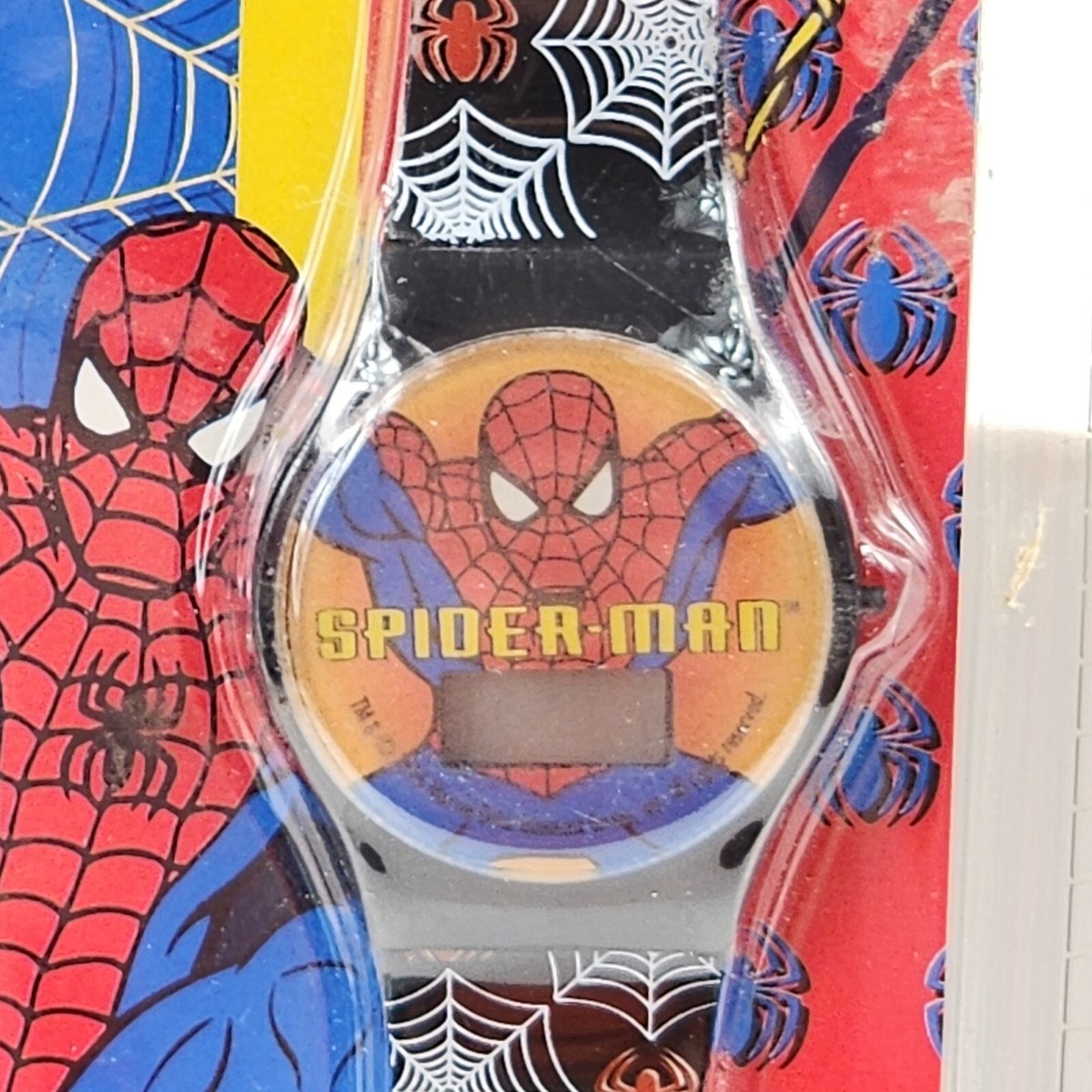 Vtg Amazing Spider-Man LCD Digital Watch 1996 Gordy Time Marvel