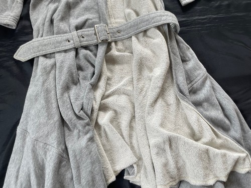 JUNYA WATANABE COMME des GARÇONS Cotton Knit Jersey Trench Coat Made in Japan - Picture 9 of 17