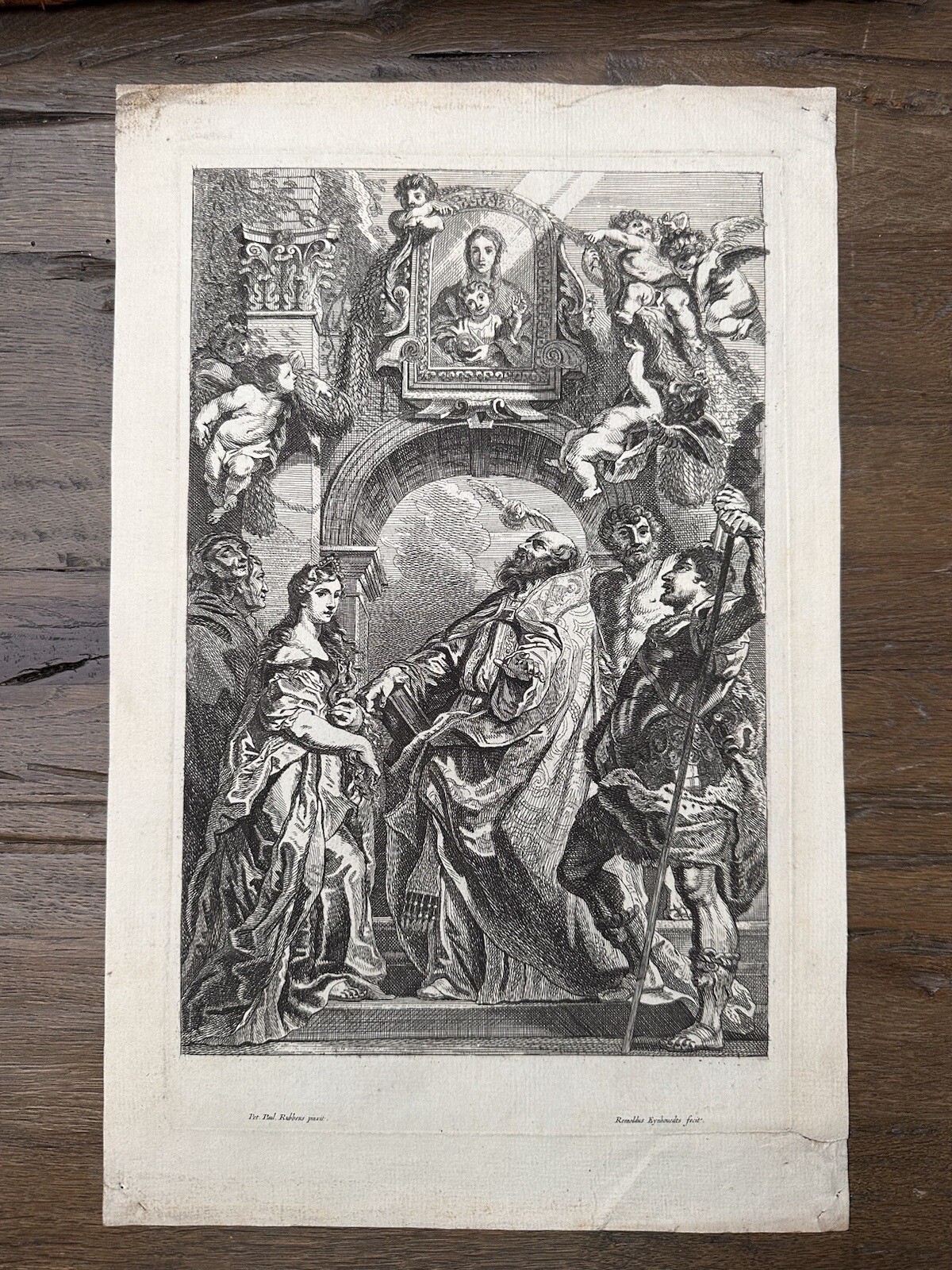 Remoldus Eynhoudts, nach Peter Paul Rubens, Santa Maria in Vallicella