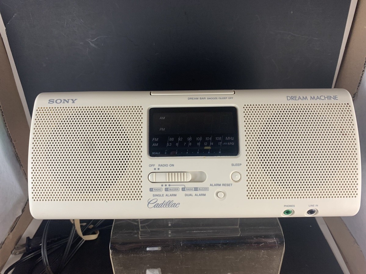 Sony Dream Machine Clock Radio Alarm AMFM Stereo ICF CS750