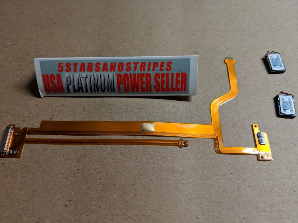 Cable de cinta de altavoz Nintendo 3DS XL cable flexible pieza de repuesto - ¡con altavoces! Foto 2 de 3