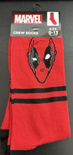 NEW Marvel Deadpool Socks Size 9-13
