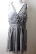 Anthropologie BHLDN Hitherto Tansy Dress Formal Short Tulle Dress Bow Sz 16 *