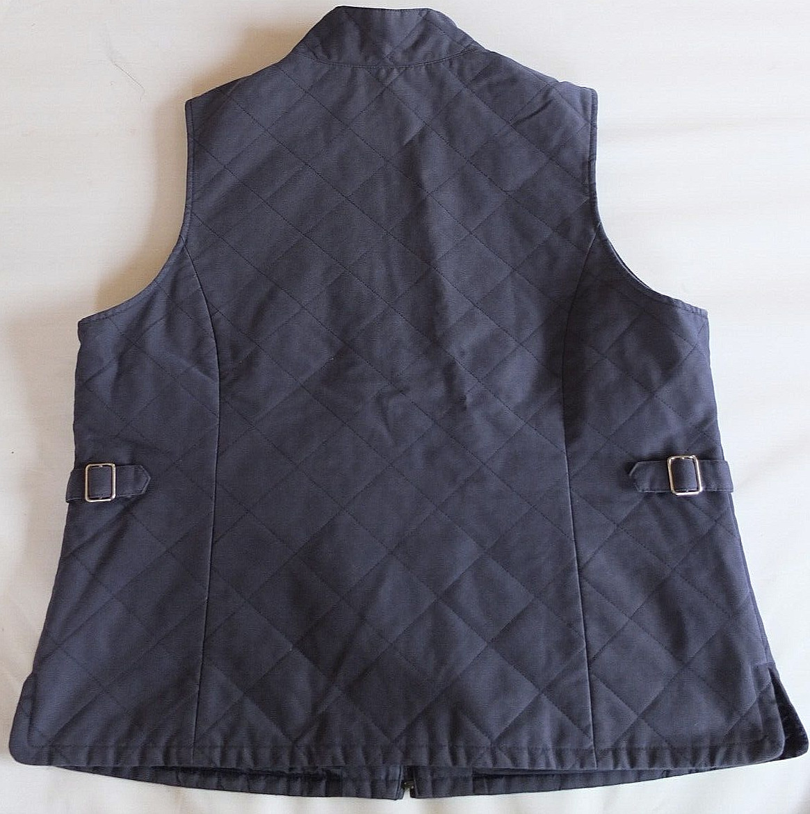 ORVIS Unisex Gillet Quilted Classy UK Large Navy Blue Polyester/Nylon Mix. image 4