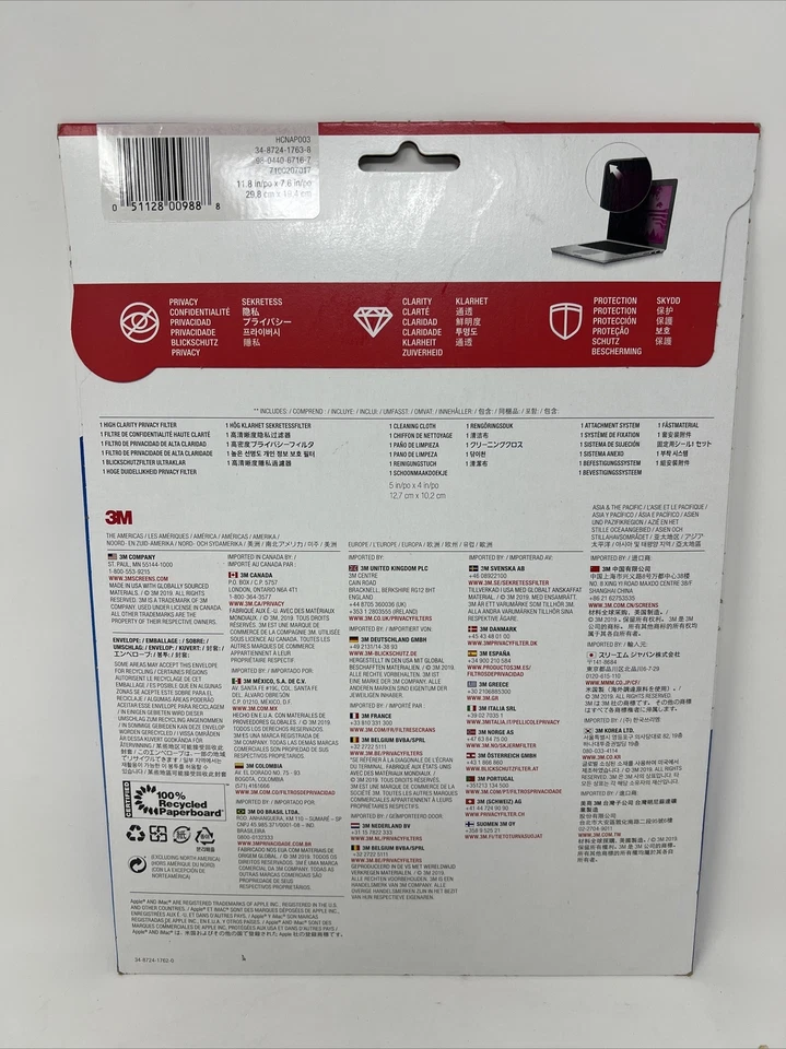 3M&trade High Clarity Privacy Filter for 13" for Apple® MacBook Pro® - Image 2 of 2