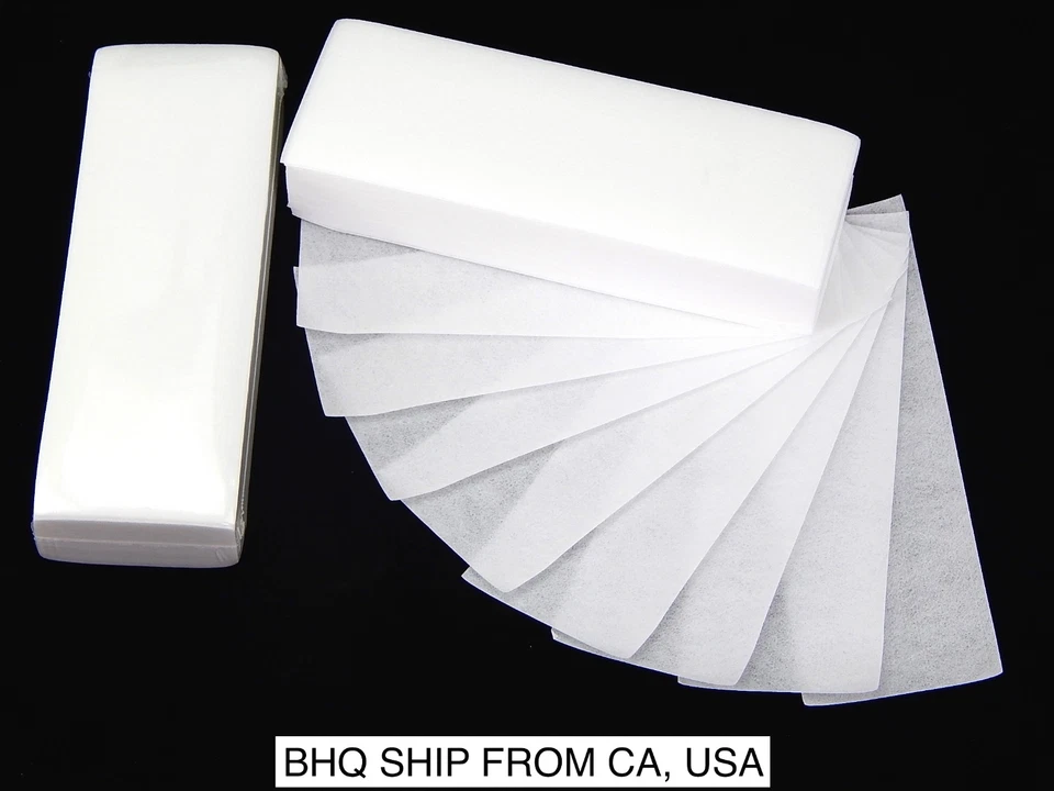 HQBS 200pcs Professional Armpit Leg Hair Removal Wax Paper
