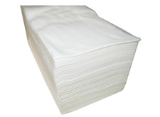 Disposable Towels Spun-Lace 40 x 80 cm, 100 Units, Hairdressing/Beauty Salon, Wh