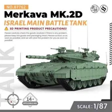 SSMODEL SS87762 1/87 Military Model Kit Israel Merkava MK.2D Main Battle Tank